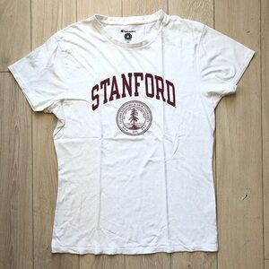 Champion Stanford White T-Shirt 100% Cotton Womenโs XXL